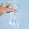 Clear TPE Male Masturbation Sleeve, Penis Training Sex Toy for Men