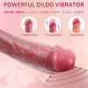 Pro-Bang Sex Machine Thrusting Realistic Dildo Vibrator with Pussy Rubbing & Heating