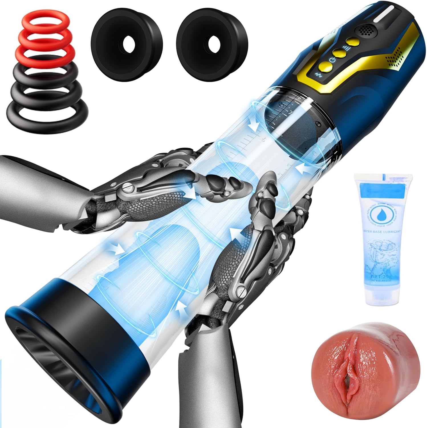 Intelligent Voice Control Penis Vacuum Pump with 4 Training Pressure & 4 Suction Modes #happenis