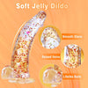 8.9'' Colorful Luminous Glow Confetti Dildo with 7 Vibrating Modes & Remote