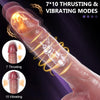 8.5 Inch Realistic Dildos with 7 Thrusting & 10 Vibrating & Heating Modes