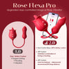 Rose Tongue Licking Toy with Thrusting Vibrator & Smart APP Control for Personalized Pleasure #Pussy Licking