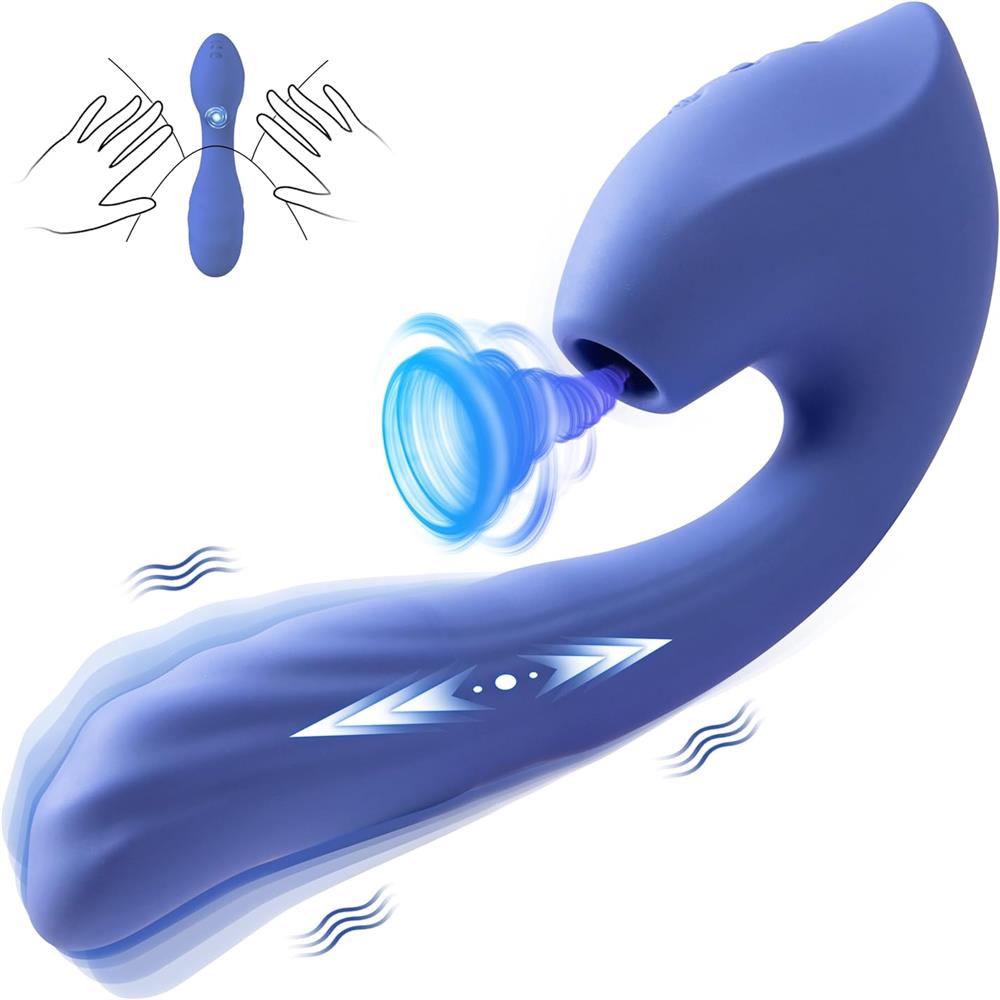 InsideOut Deep G Spot Clitoral Stimulator with 7 Thrusting + 10 Vibration + 10 Suction