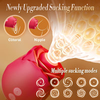 Mermaid Rose Sucking Vibrator with Love Egg Vibe
