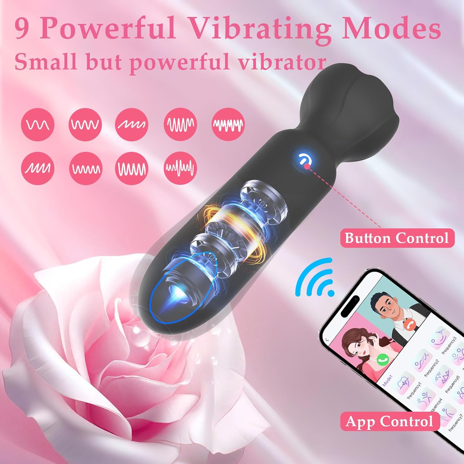 Exomoon App Controlled Rechargeable Silicone Mini Bullet Vibrator #Hold The Moan #Orgasmic Contractions #Real Orgasm