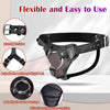 Adjustable Leather Strap On Harness for Couples