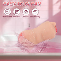 7 Inch Pocket Pussy with 3D Realistic Textured Tight & Real Mouth