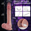 8.5 Inch Realistic Dildos with 7 Thrusting & 10 Vibrating & Heating Modes