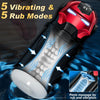 Iron Man 10 IN 1 Upgrade Pleasure System Male Masturbator with 5 Rub & 5 Vibration
