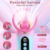 5-in-1 Sucking, Vibrating, and Licking Vibrator with APP Control and LCD Display