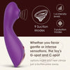 2 in 1 Thrill Clitoral 9 Sucking Modes Vibrator for Quick Orgasm