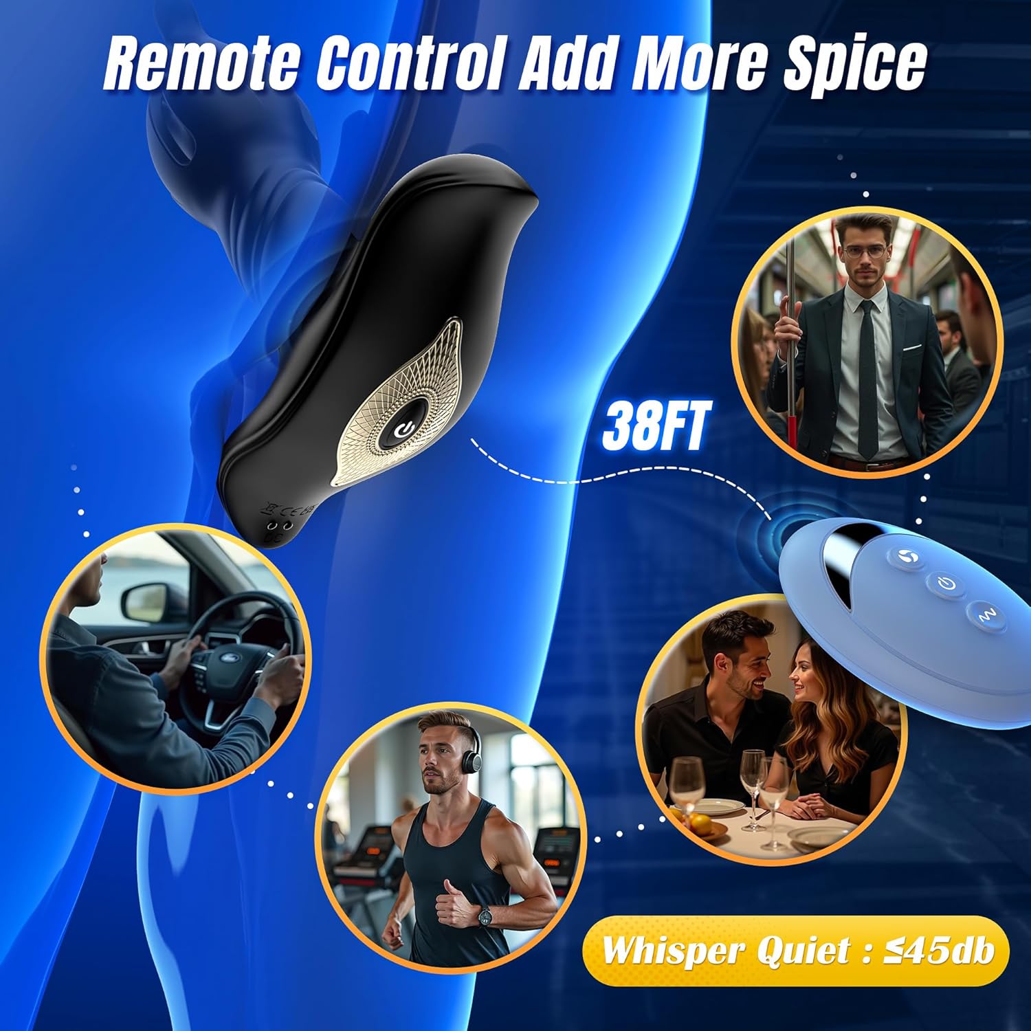 Anal Extender Trainer Upgraded Penis Trainer with Flapping Thrusting Vibrating