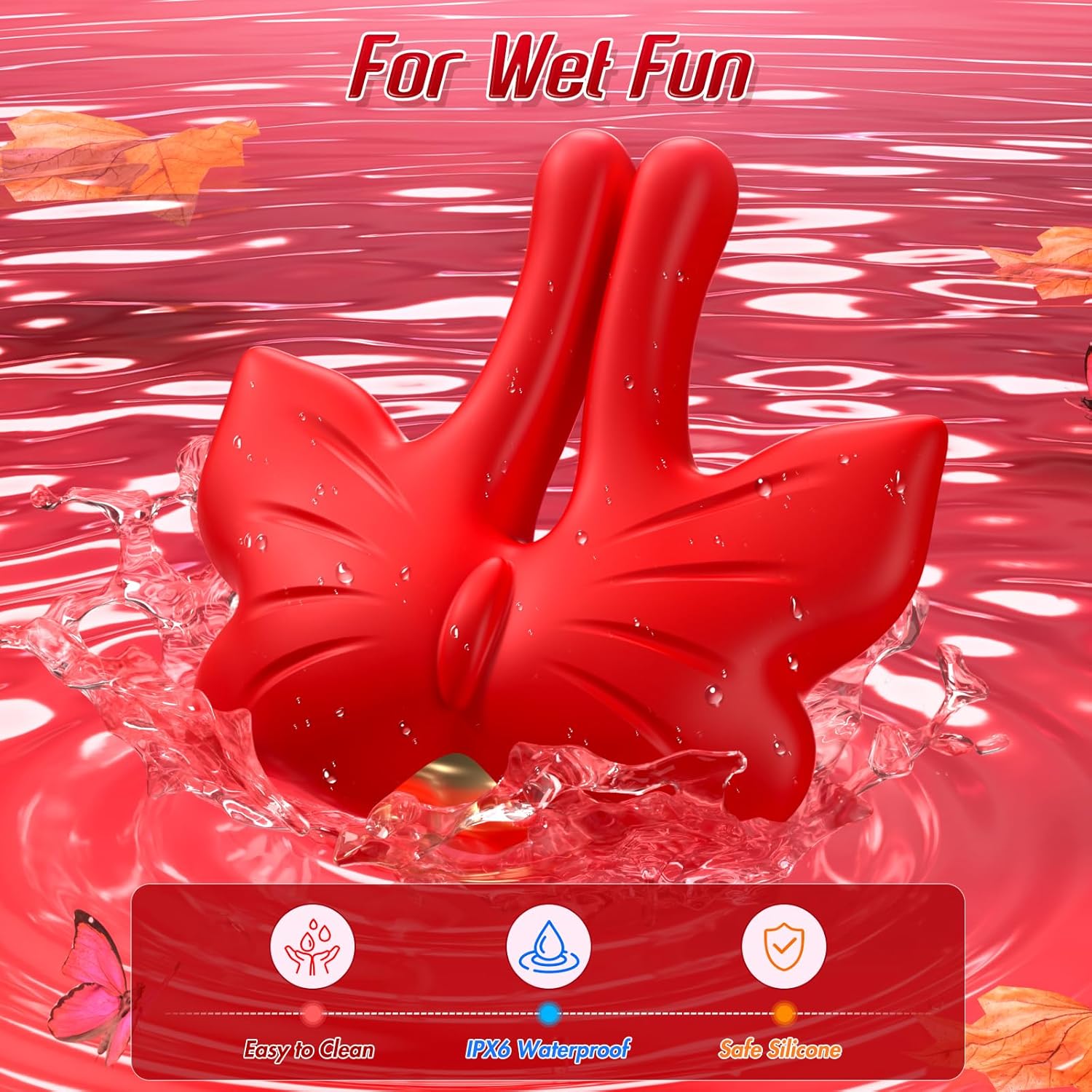 Twin Tweaks Neck-Hanging Ultra Vibration Magnetic Nipple Clamps