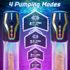 Intelligent Voice Control Penis Vacuum Pump with 4 Training Pressure & 4 Suction Modes