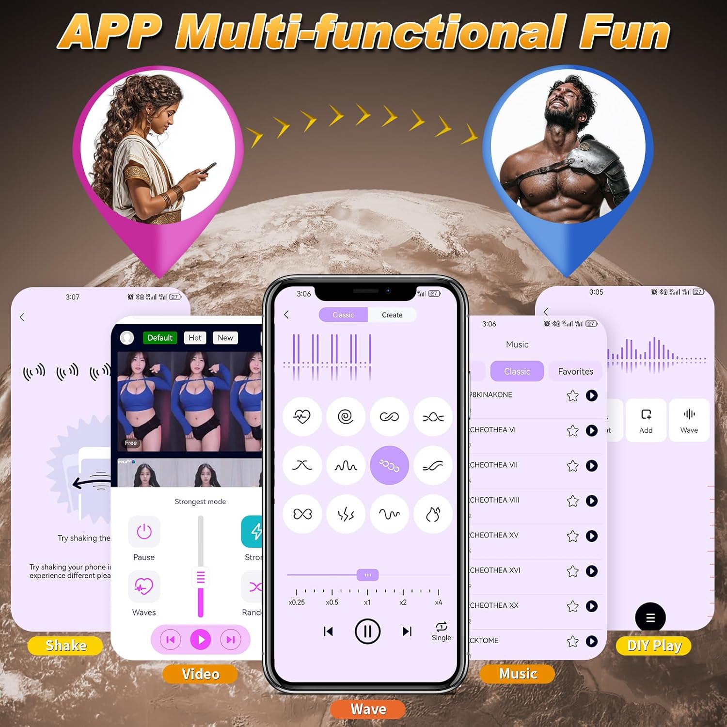 Hands Free Dual Stimulation Penis Training Vibrator Adjustable Buckle Cock Ring