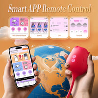 Mermaid Rose Sucking Vibrator with Love Egg Vibe