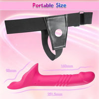APP Remote Control Strapless Strap-On Wearable Realistic Thrusting Dildo