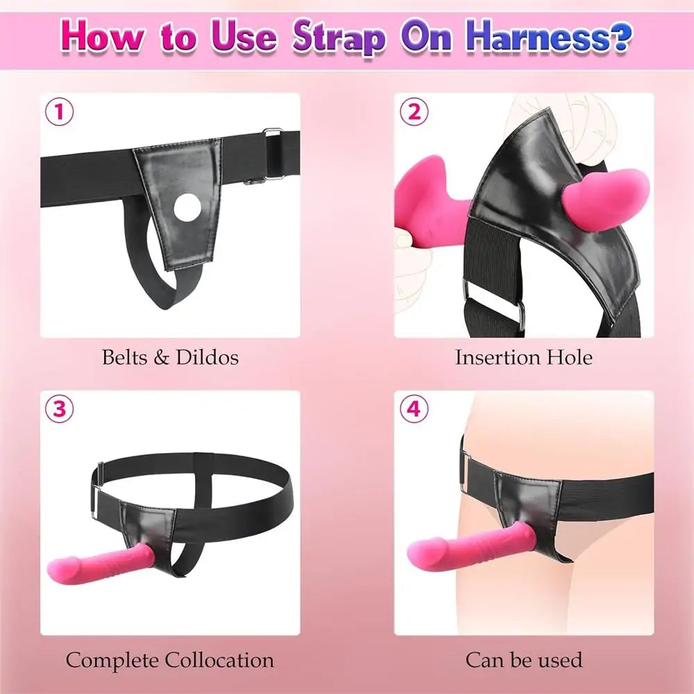 APP Remote Control Strapless Strap-On Wearable Realistic Thrusting Dildo
