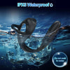 Bluetooth Remote Control 9 Thrusting Vibrating Prostate Massager with Penis Ring 3.5 Inch