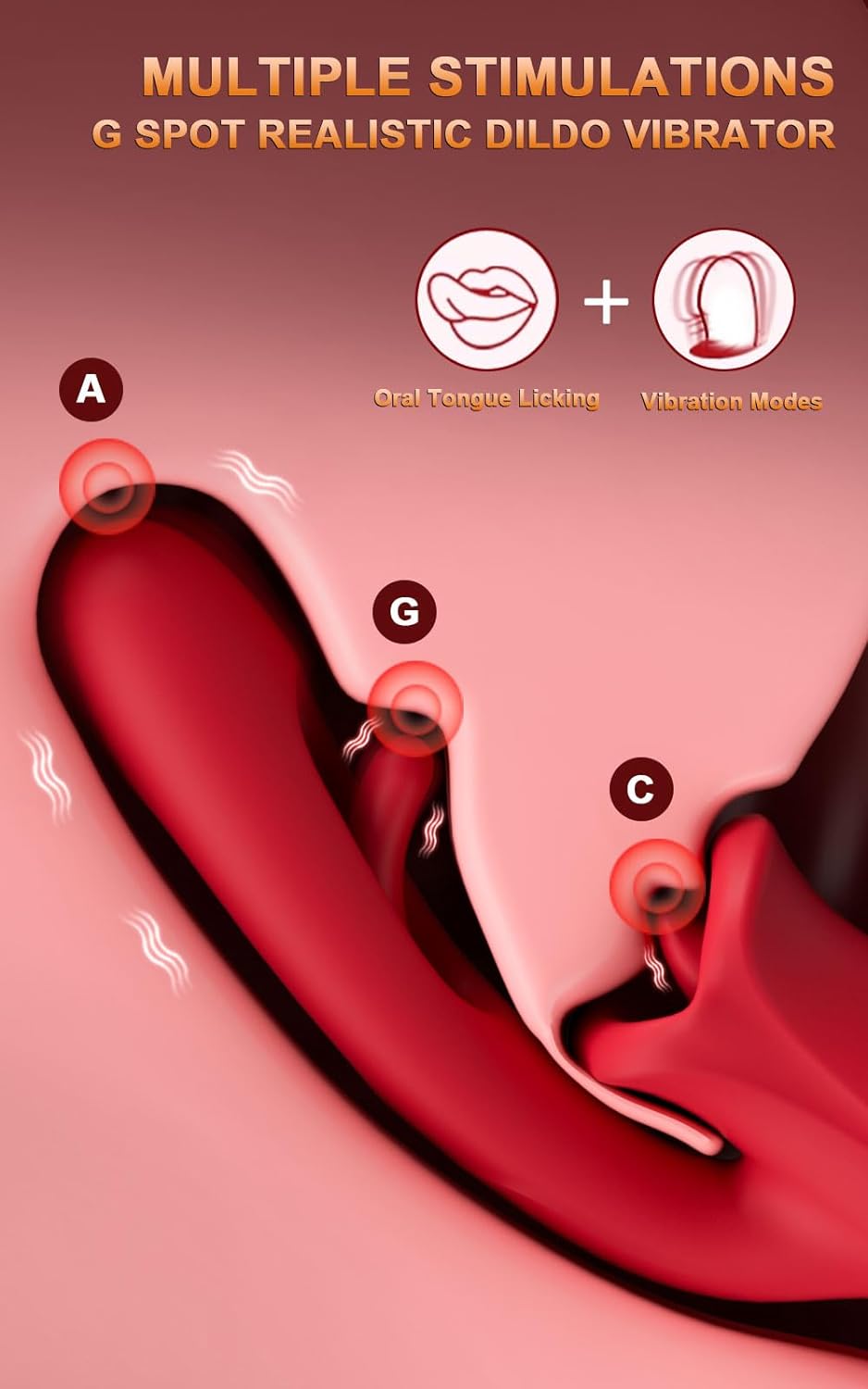 Amara - G Spot Flapping Vibrator with Kissing Function & Vibrating Tongue #Cunnilingus #Girls Playing #Lesbian