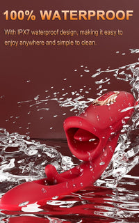 Amara - G Spot Flapping Vibrator with Kissing Function & Vibrating Tongue #Cunnilingus #Girls Playing #Lesbian