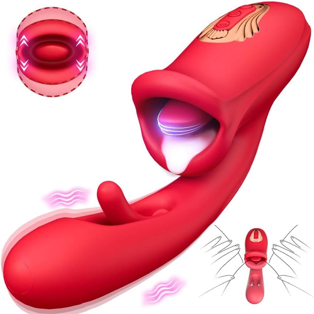 Amara - G Spot Flapping Vibrator with Kissing Function & Vibrating Tongue #Cunnilingus #Girls Playing #Lesbian