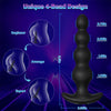 Evolved Anal Rammer Anal Beads Vibrators with App Control 9 Vibration Modes