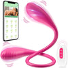 Double Fun App Remote Control 18” Strapless Double-Ended G-Spot Dildos for Lesbian