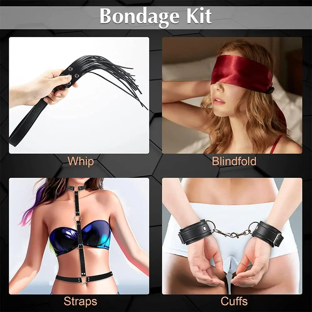 Bandage BDSM Kit Sex Toy for Couple – SM Gameplay Tools – Adorime