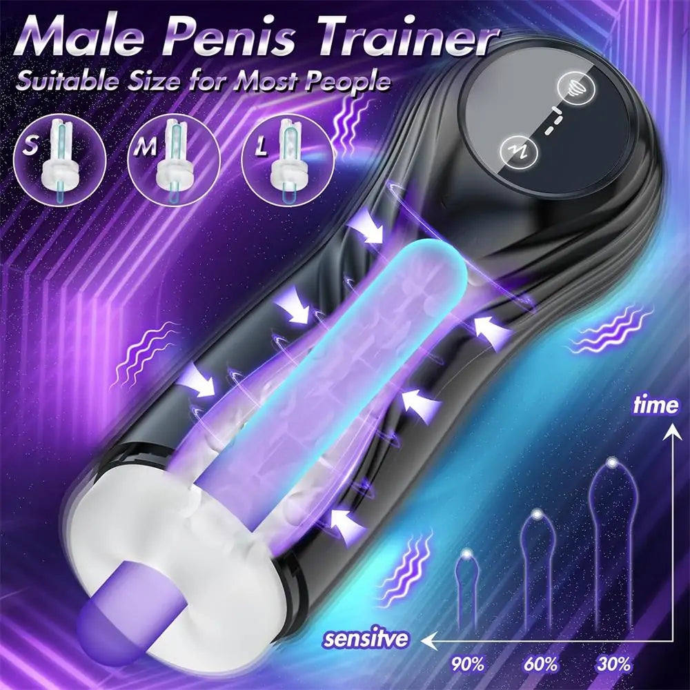 Blowjob Vaginal Pocket Pussy Stimulator with 7 Modes & Exhaust