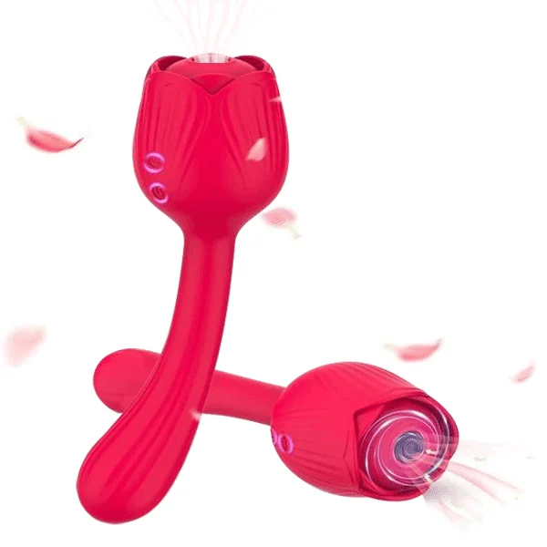 Dora - 2 in 1 Rose Toy Sucking Clitoral G-spot Vibrator