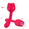 Tantus Dora - 2 in 1 Rose Toy Sucking Clitoral G-spot Vibrator