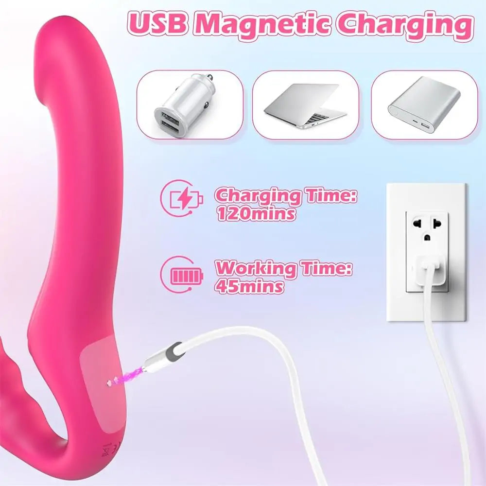 Double Ended Strap Dildo for Women Naughty Sex