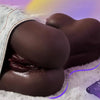Ebony-Skin 5.9LB Sex Doll Male Masturbator with Perky Boobs Vagina and Tight Anal