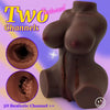 Ebony-Skin 5.9LB Sex Doll Male Masturbator with Perky Boobs Vagina and Tight Anal