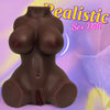 Ebony-Skin Sex Doll Male Masturbator with Perky Boobs Vagina and Tight Anal