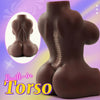 Ebony-Skin 5.9LB Sex Doll Male Masturbator with Perky Boobs Vagina and Tight Anal