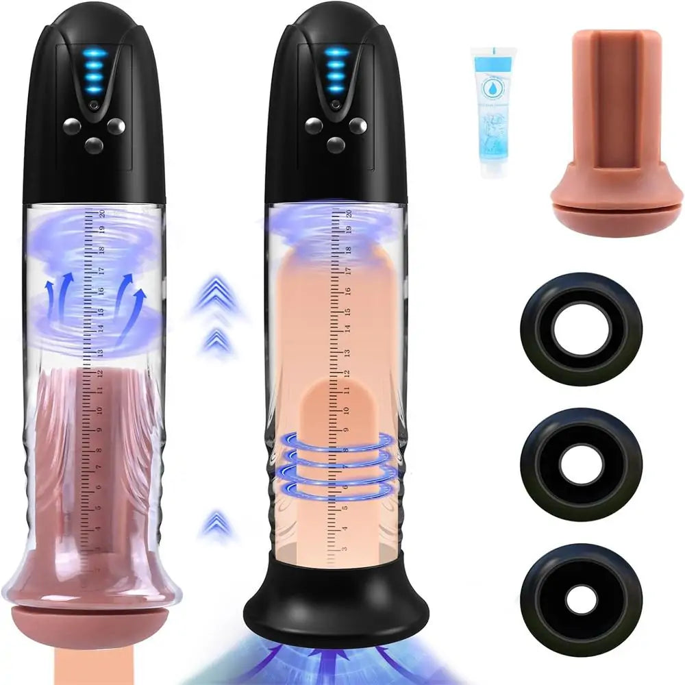 Electric Penis Vacuum Pump Electric Pocket Pussy Adorime image photo