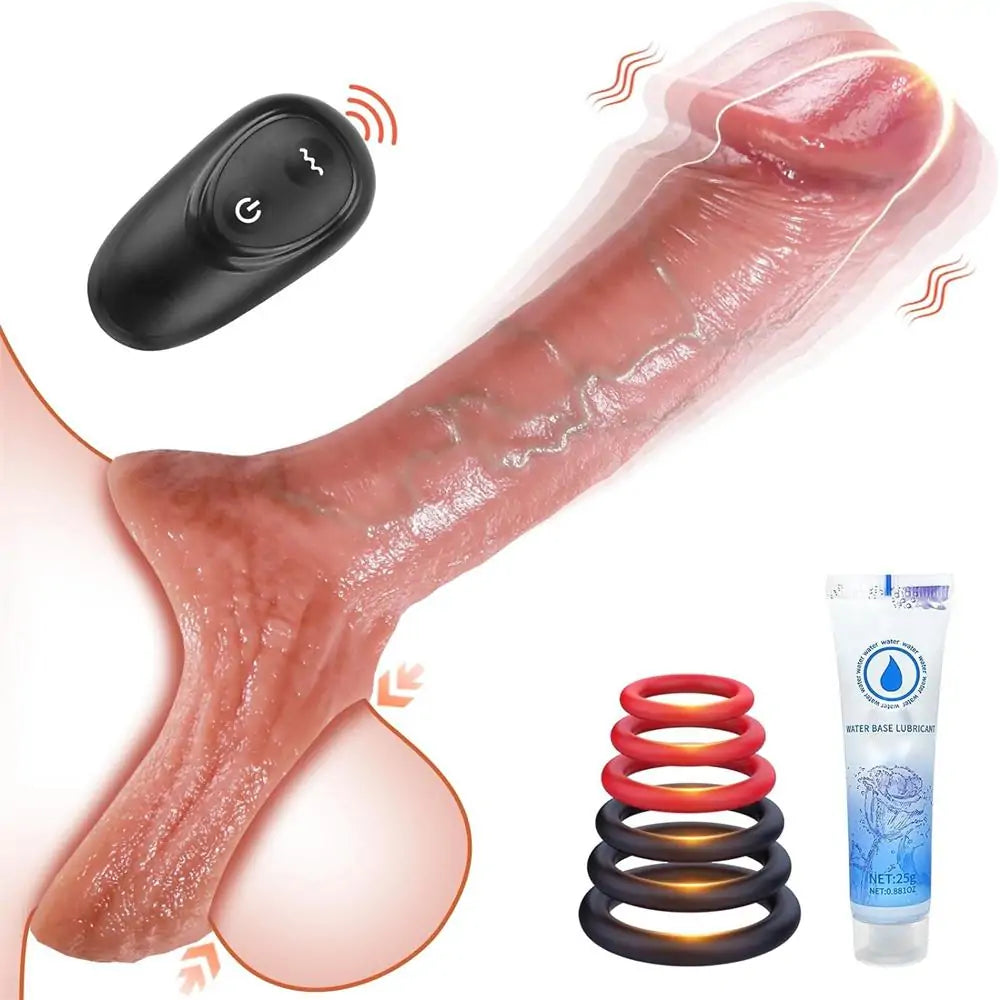 2.6 Extra Inches Reusable Penis Sleeve for Men Penis Extender with Ball Loop