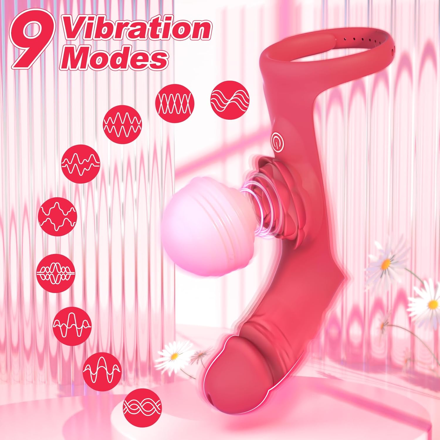 G Spot Finger Rose VibratorToy