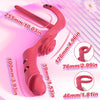 2-in-1 Travel Teaser Ignite Finger Vibrator with 9 Modes Rose Vibration