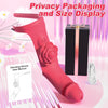 2-in-1 Travel Teaser Ignite Finger Vibrator with 9 Modes Rose Vibration