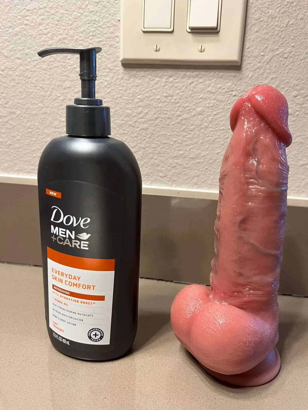 King Cock 2'' Diameter Realistic Silicone Thick Dildo with Strong Suction Cup