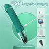LED Display Screen Green Realistic G Spot Dildo Vibrator with 12 Powerful Vibrations