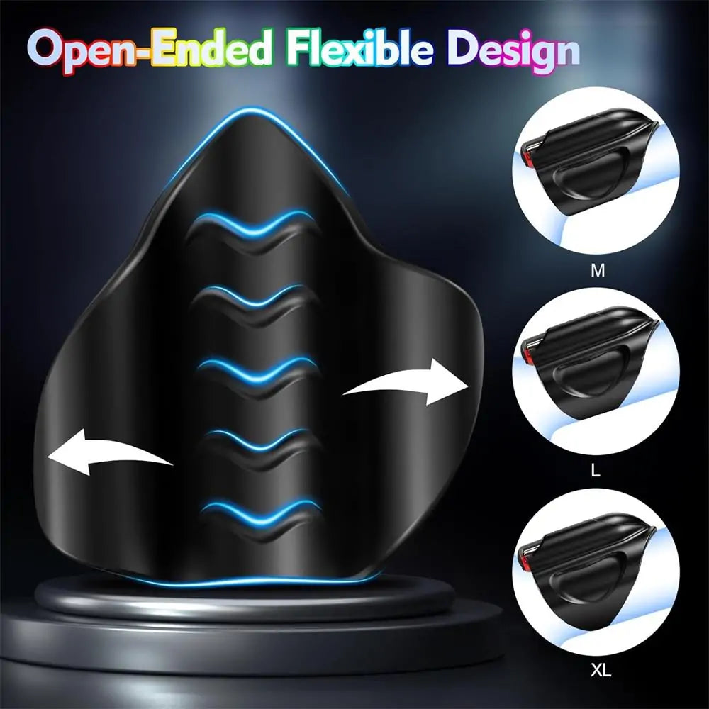 Penis Sleeve Open Ended Penis Stamina Trainer with Bionic Bullet Vibrator