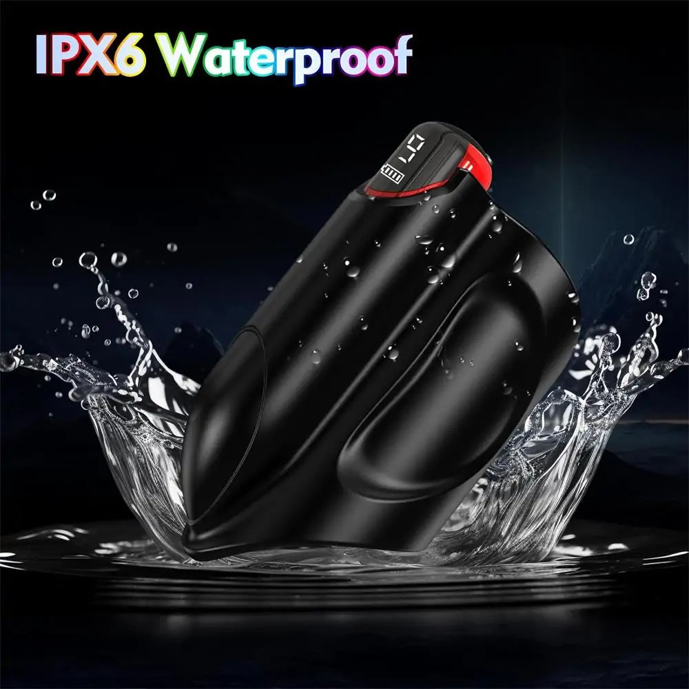 Blowmotion Vibrating Hand Job Masturbator with Bionic Bullet Vibrator