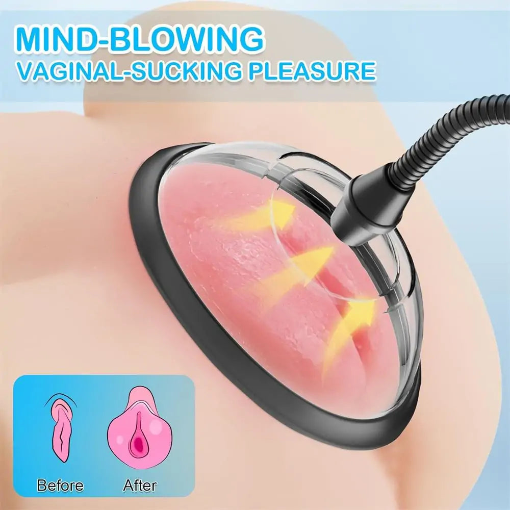 Nipple Pussy Sucker Automatic Vacuum Vagina Sex Pump (5 Cups Included)
