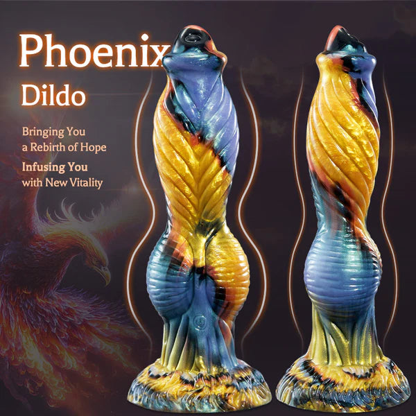 Phoenix - Animal Texture 7 Thrusting Vibrating Big Sucker Monster Dildo 10.23 Inch