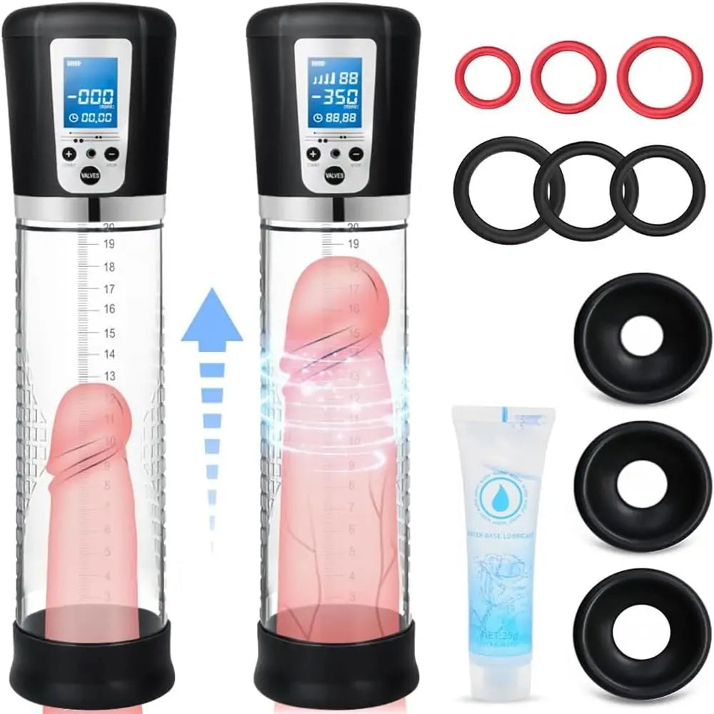 Rechargeable Automatic High-Vacuum Penis Pump Enlargement Extend Pump 1.0 #Cock Too Big #Edging #Thick