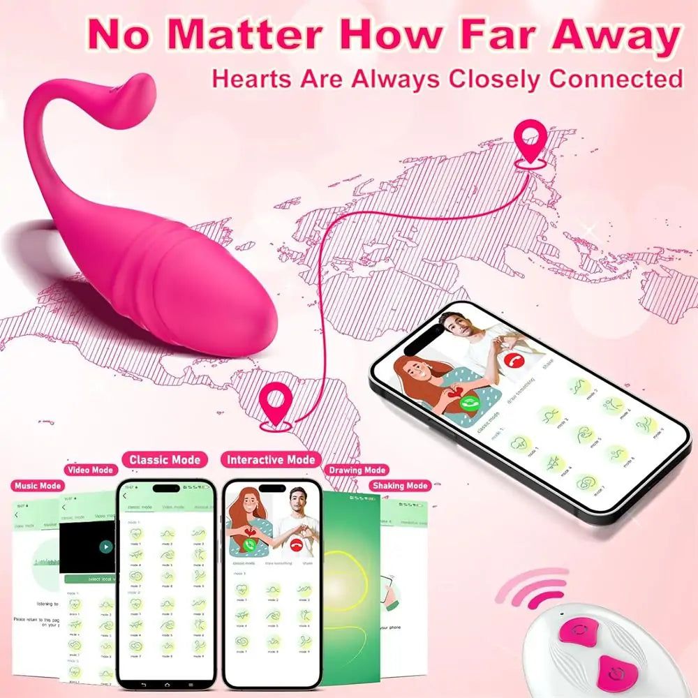 Remote Control Wearable  G Spot Egg Vibrator